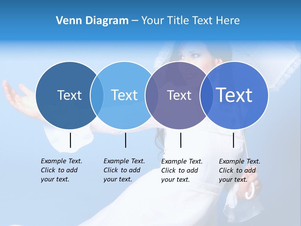 Happy Model Pretty PowerPoint Template