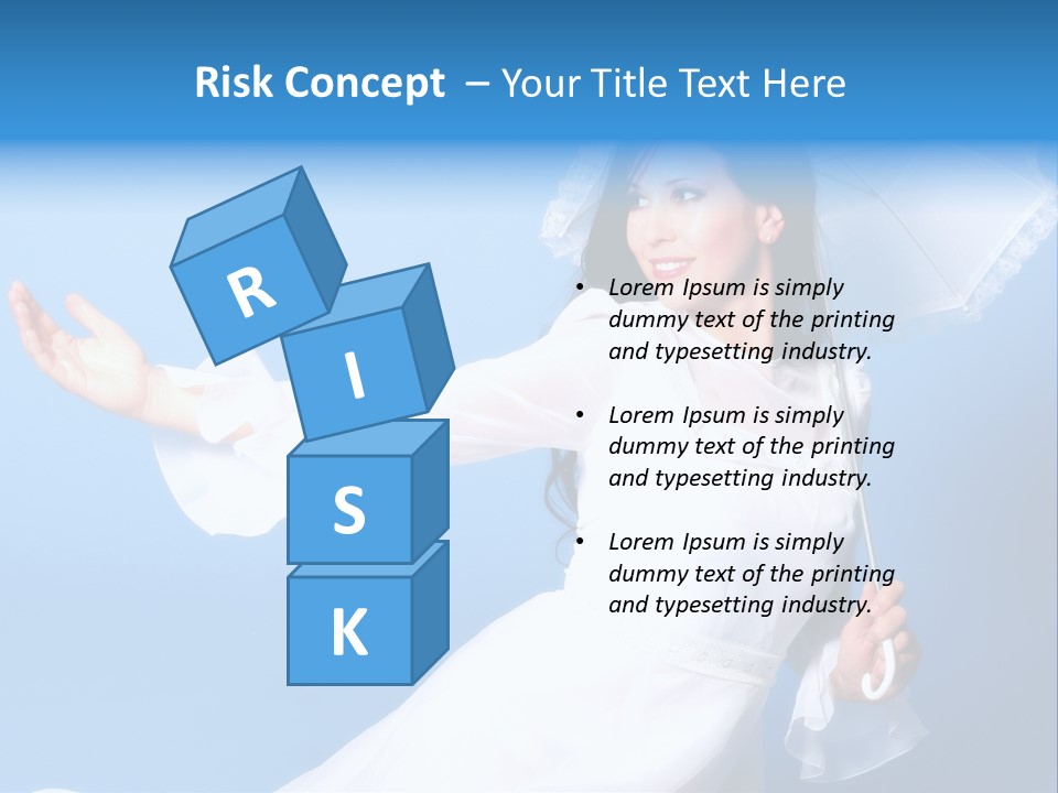 Happy Model Pretty PowerPoint Template