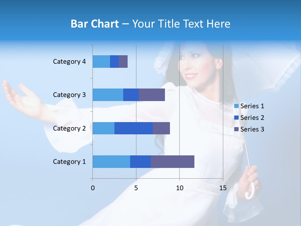 Happy Model Pretty PowerPoint Template