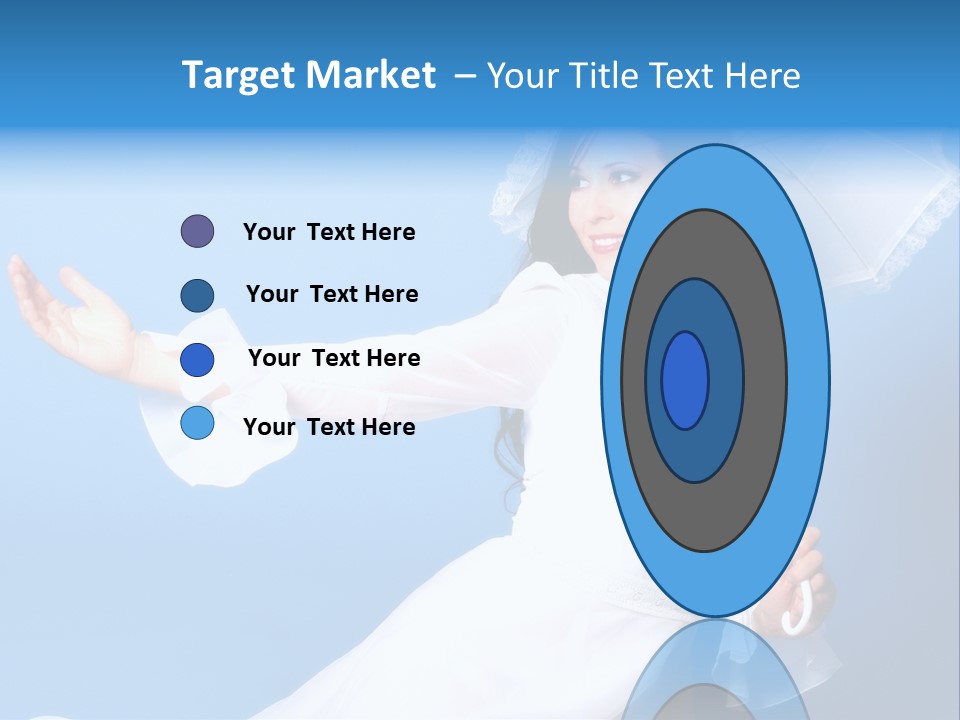 Happy Model Pretty PowerPoint Template