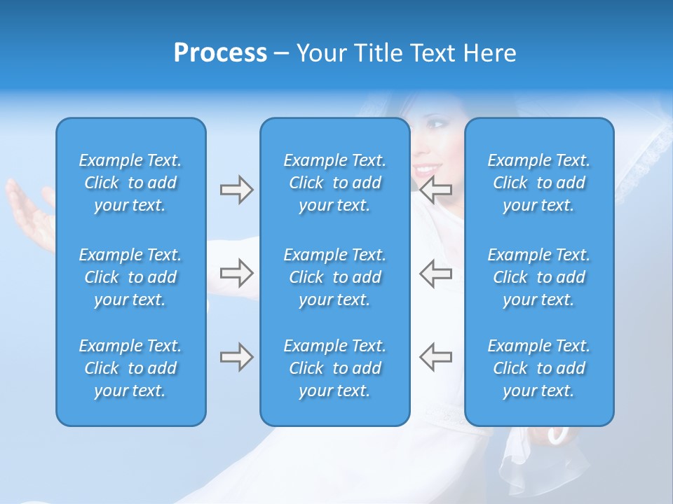 Happy Model Pretty PowerPoint Template