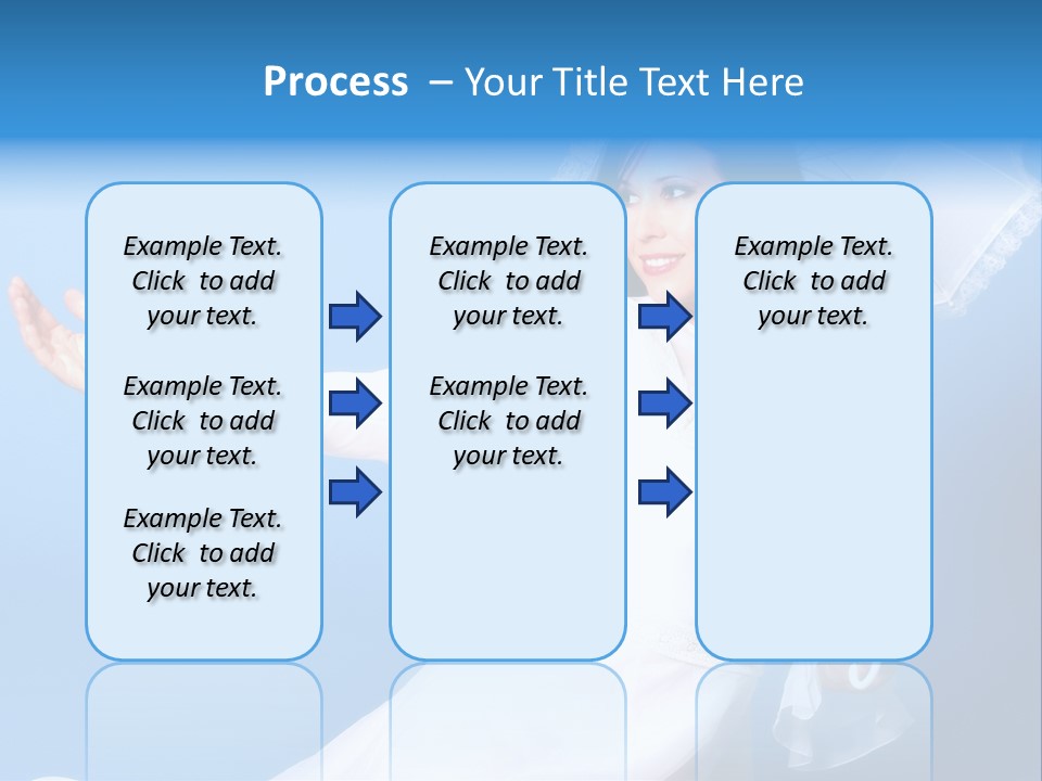 Happy Model Pretty PowerPoint Template