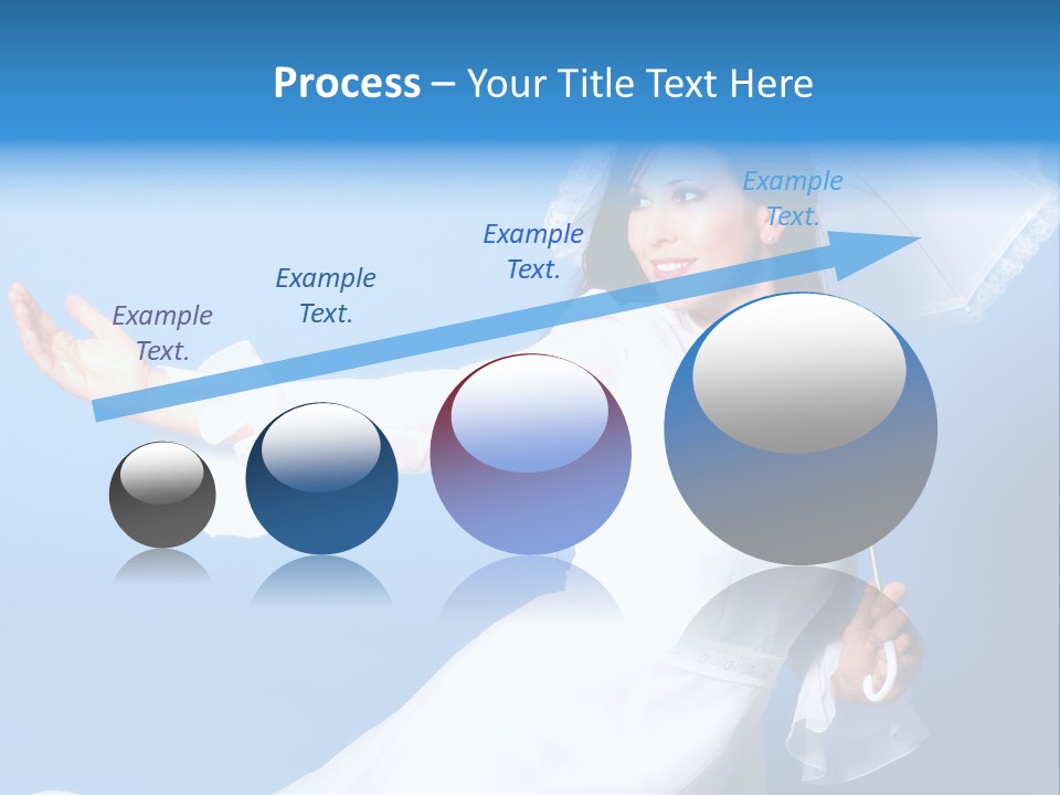 Happy Model Pretty PowerPoint Template