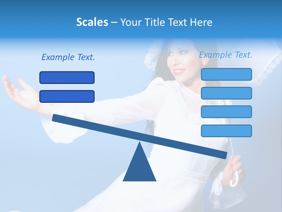 Happy Model Pretty PowerPoint Template