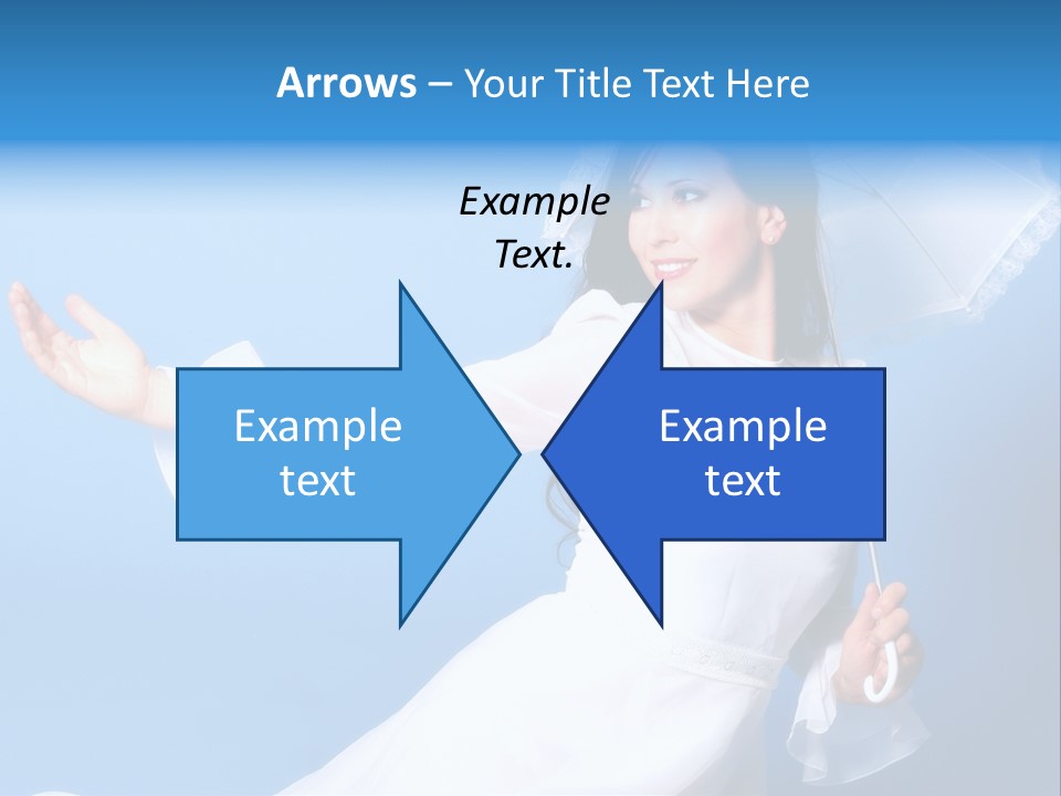 Happy Model Pretty PowerPoint Template