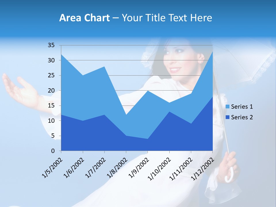 Happy Model Pretty PowerPoint Template