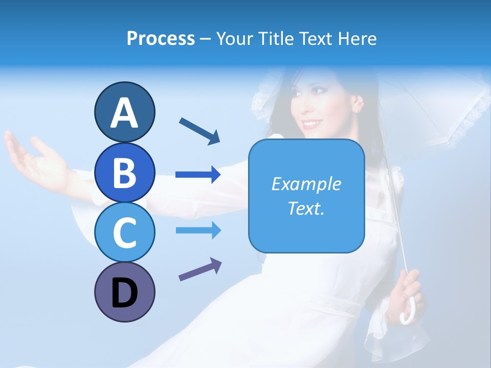 Happy Model Pretty PowerPoint Template