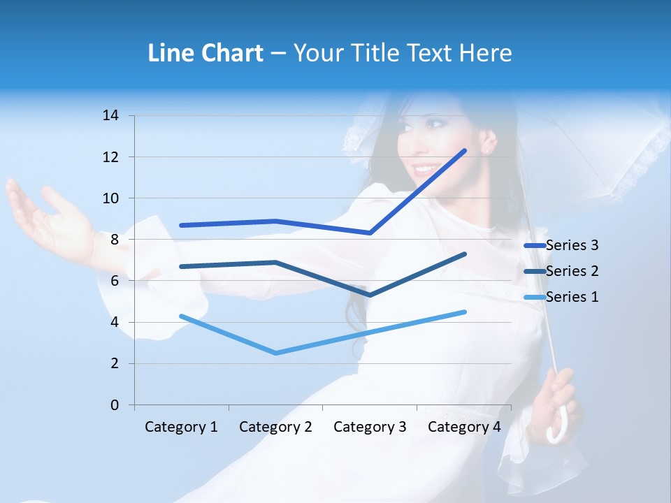 Happy Model Pretty PowerPoint Template