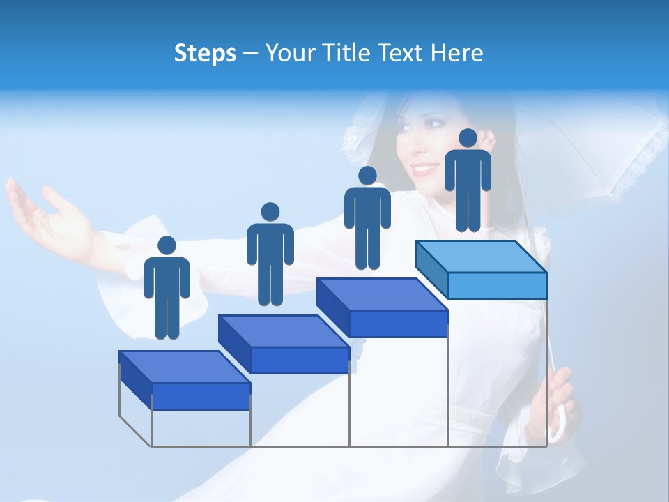 Happy Model Pretty PowerPoint Template