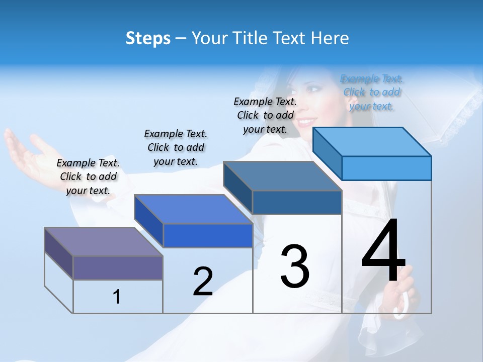 Happy Model Pretty PowerPoint Template