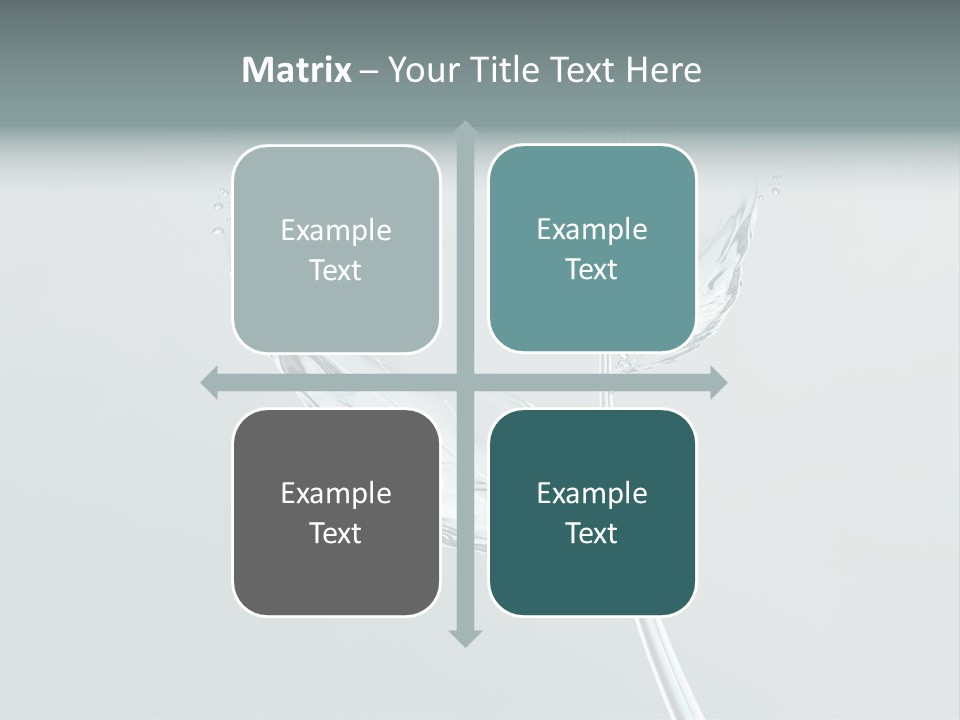 Gray Water Beautiful PowerPoint Template