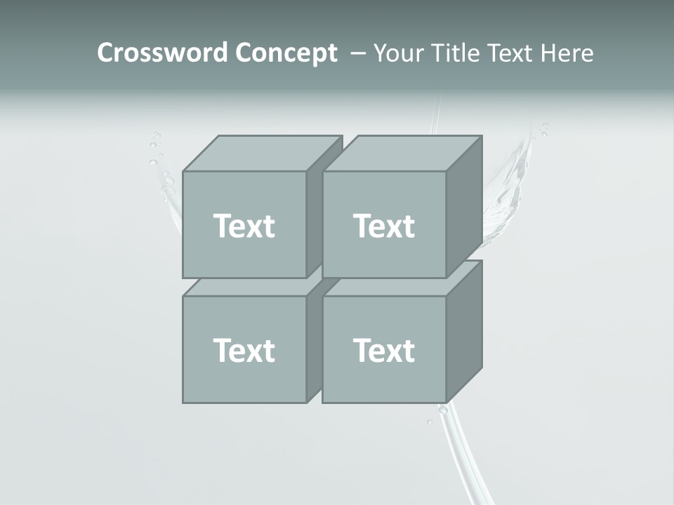 Gray Water Beautiful PowerPoint Template