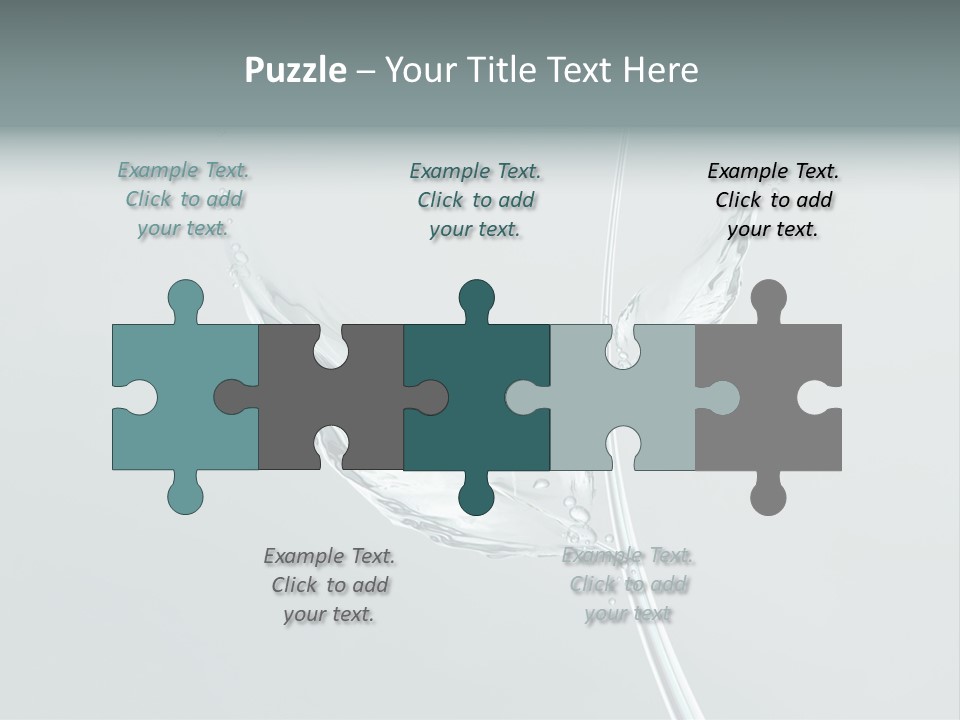 Gray Water Beautiful PowerPoint Template