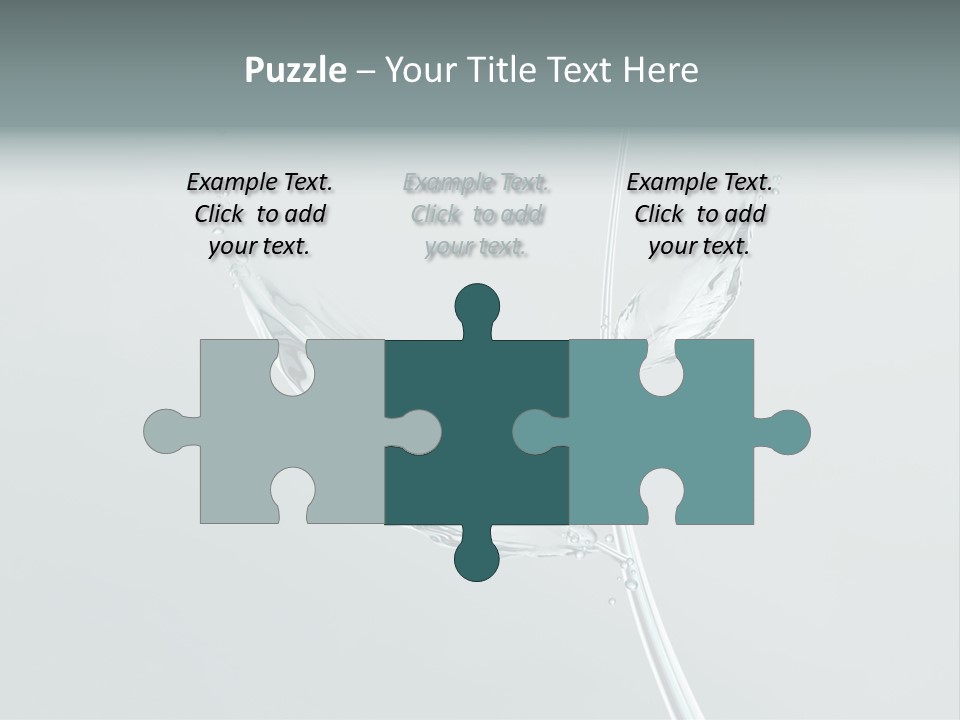 Gray Water Beautiful PowerPoint Template