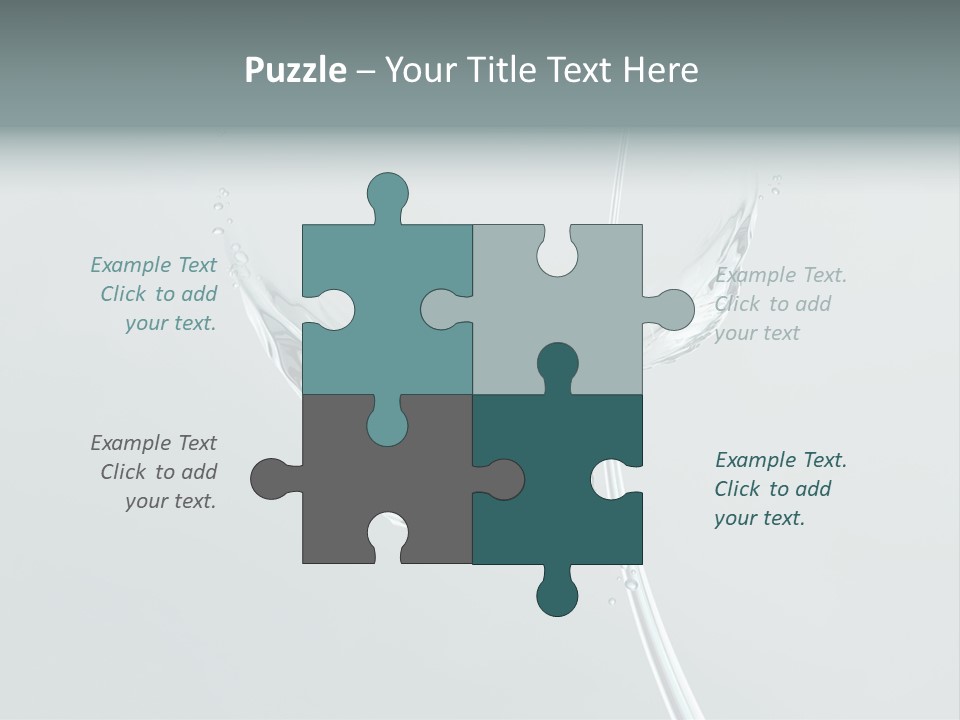 Gray Water Beautiful PowerPoint Template