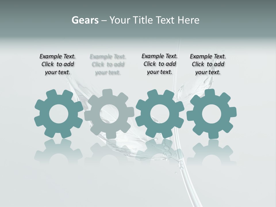 Gray Water Beautiful PowerPoint Template