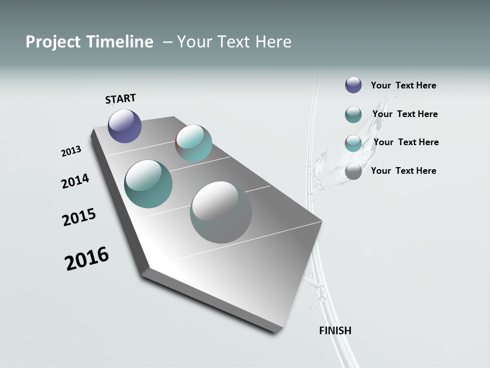 Gray Water Beautiful PowerPoint Template