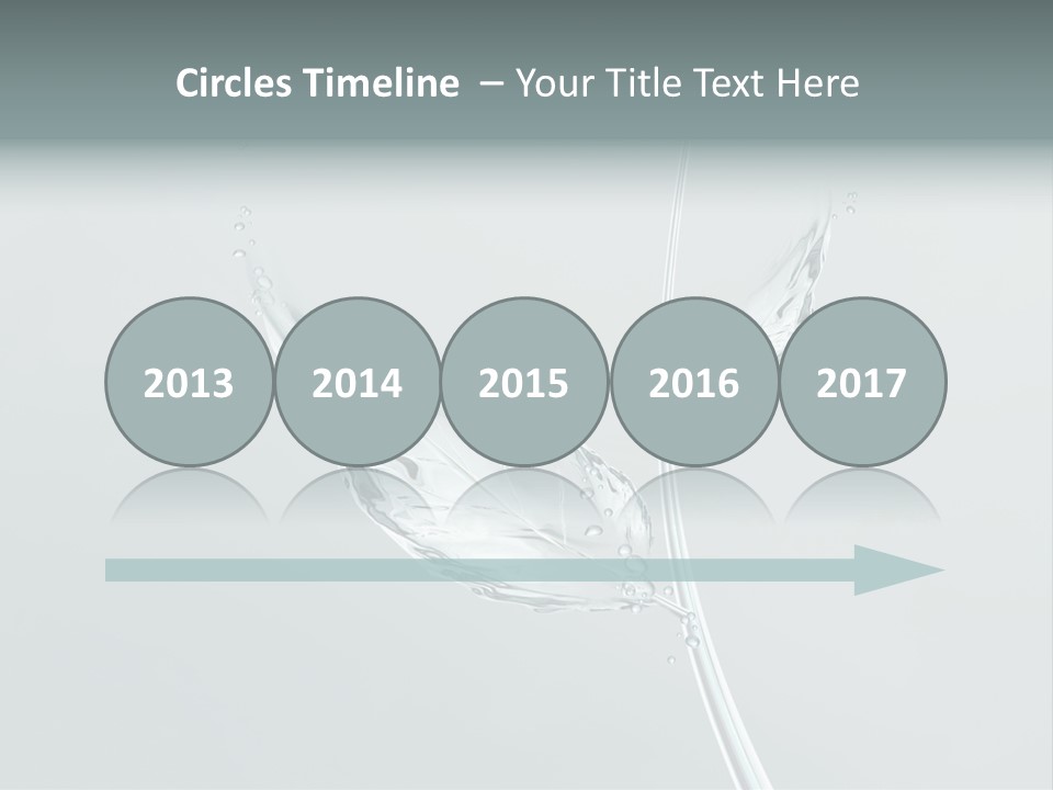 Gray Water Beautiful PowerPoint Template