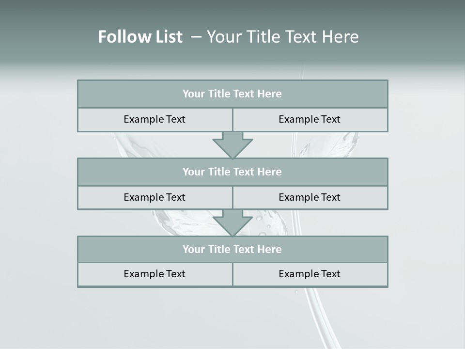 Gray Water Beautiful PowerPoint Template