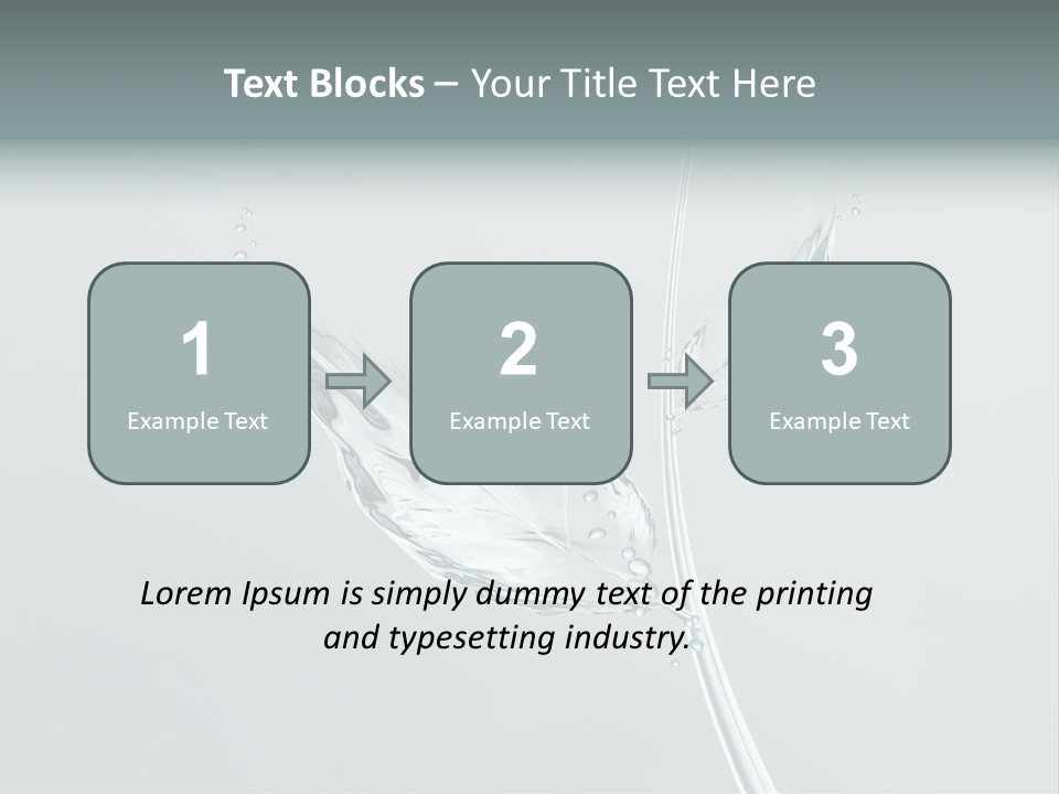 Gray Water Beautiful PowerPoint Template