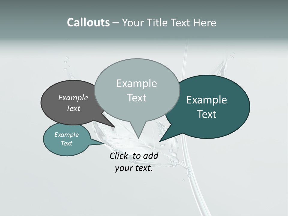 Gray Water Beautiful PowerPoint Template