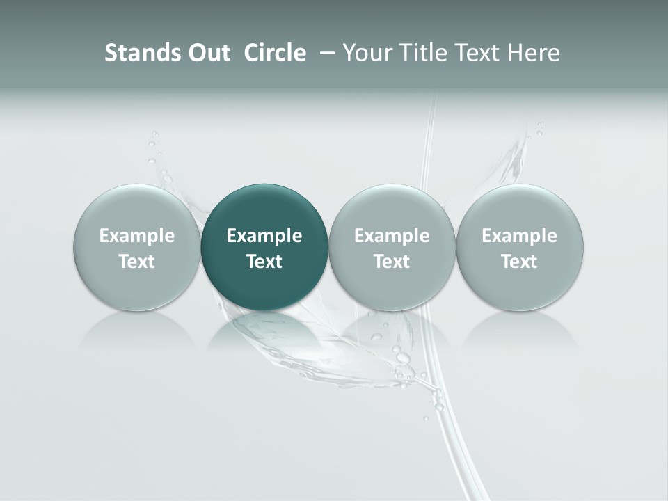 Gray Water Beautiful PowerPoint Template