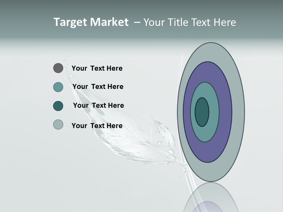 Gray Water Beautiful PowerPoint Template