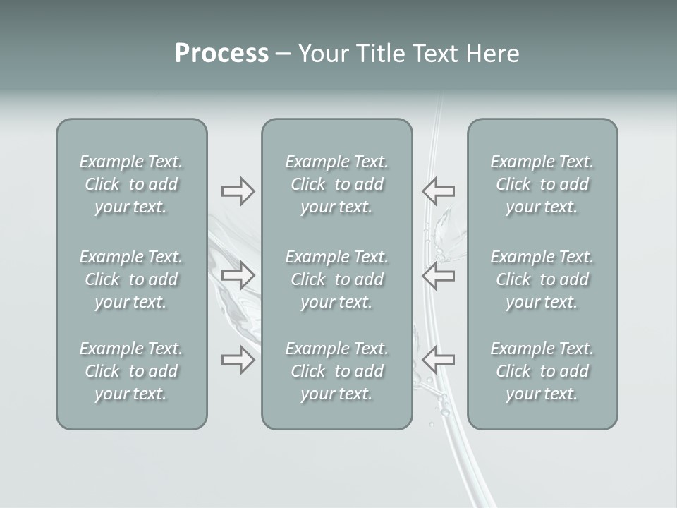 Gray Water Beautiful PowerPoint Template