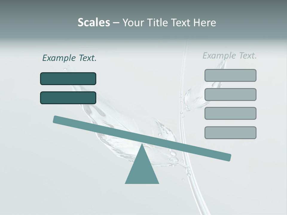 Gray Water Beautiful PowerPoint Template