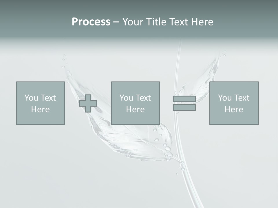 Gray Water Beautiful PowerPoint Template