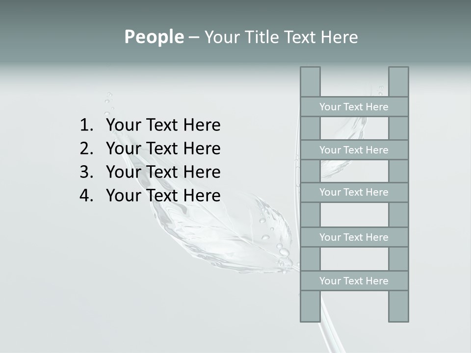 Gray Water Beautiful PowerPoint Template