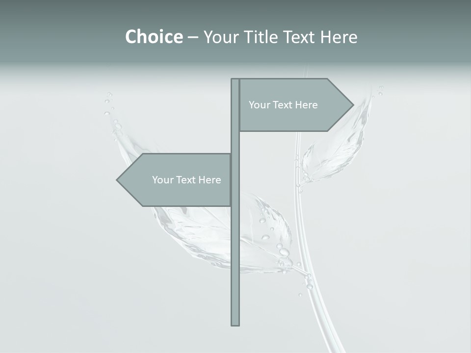 Gray Water Beautiful PowerPoint Template