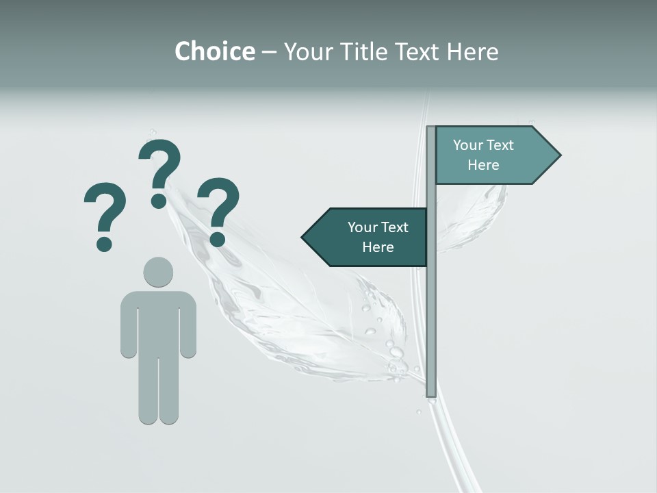 Gray Water Beautiful PowerPoint Template