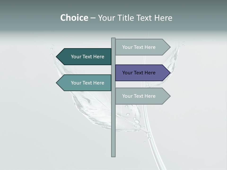 Gray Water Beautiful PowerPoint Template