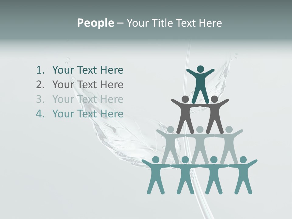 Gray Water Beautiful PowerPoint Template
