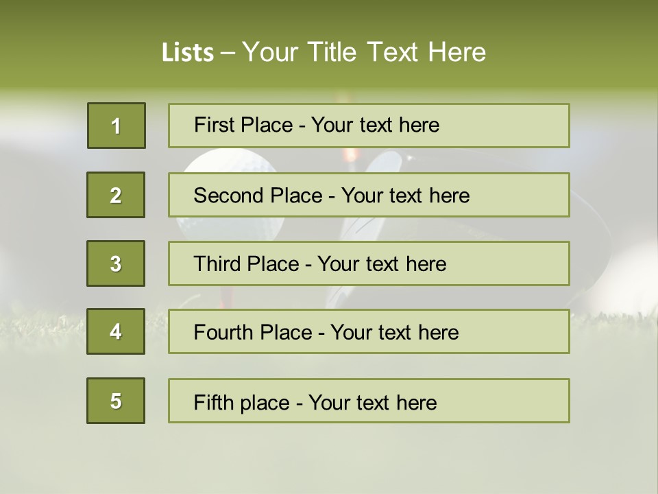 Hobby Off Swing PowerPoint Template