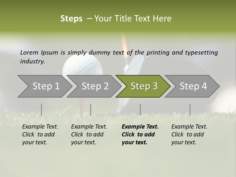 Hobby Off Swing PowerPoint Template