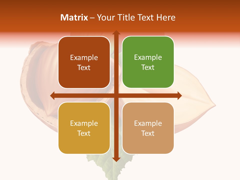 Leafs Eat Macro PowerPoint Template