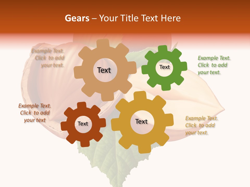 Leafs Eat Macro PowerPoint Template