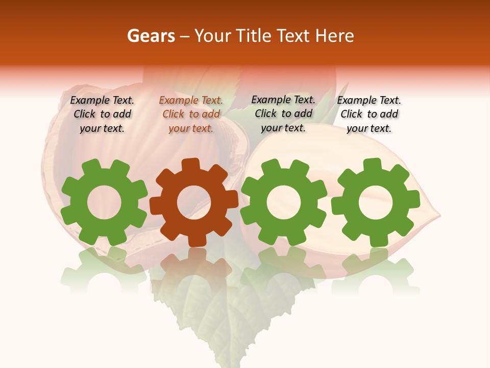 Leafs Eat Macro PowerPoint Template