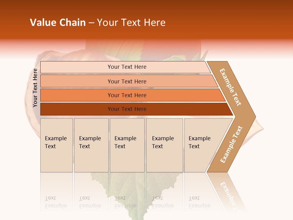 Leafs Eat Macro PowerPoint Template