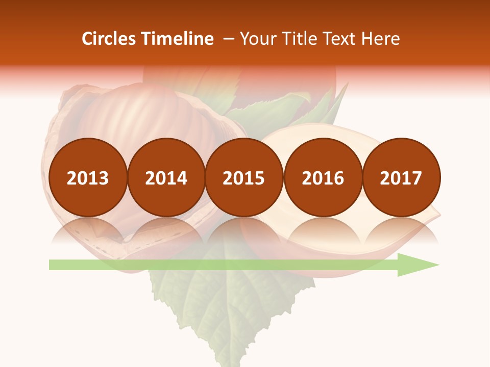 Leafs Eat Macro PowerPoint Template