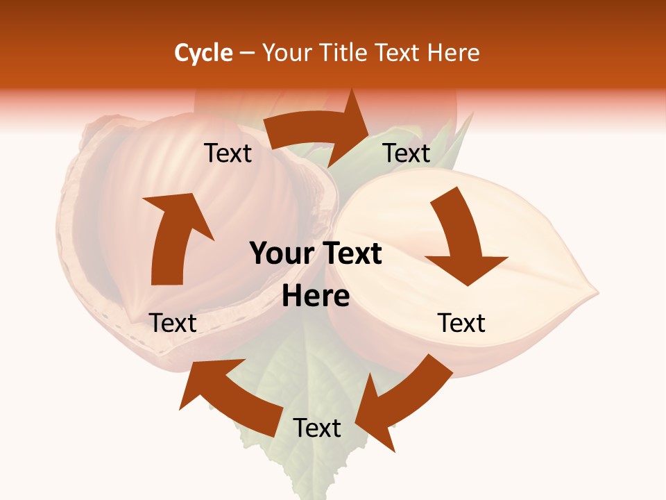 Leafs Eat Macro PowerPoint Template