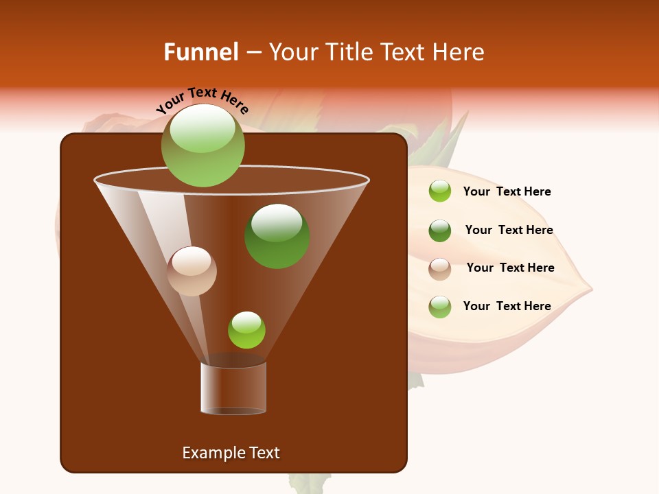 Leafs Eat Macro PowerPoint Template