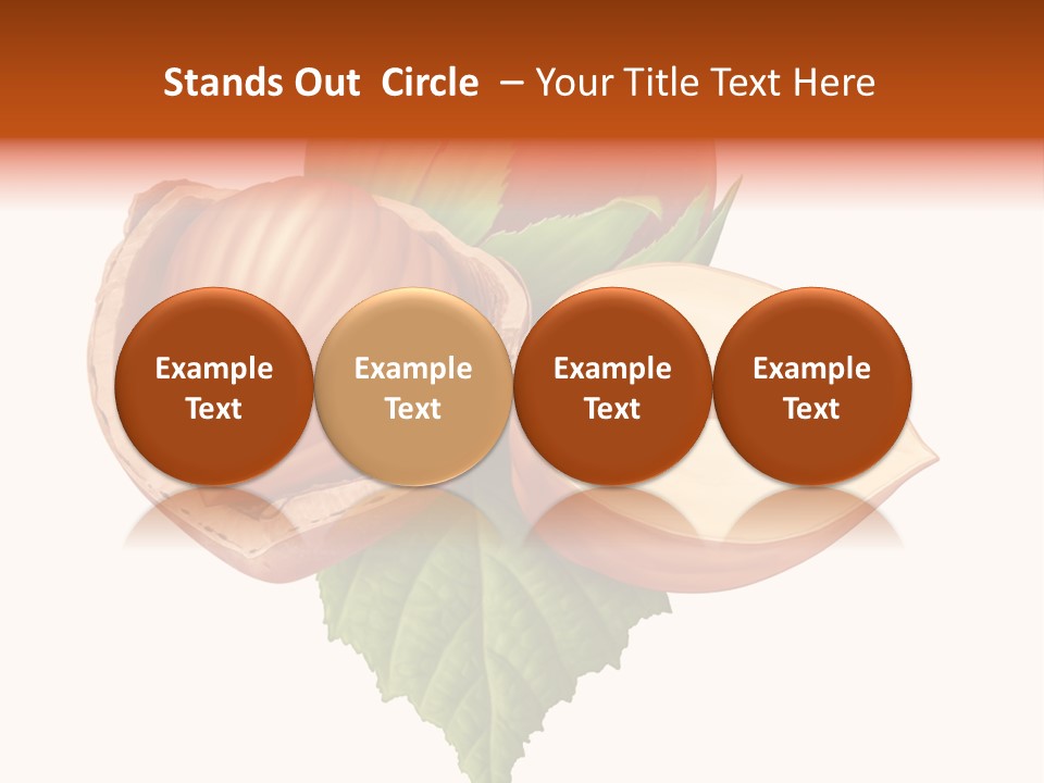 Leafs Eat Macro PowerPoint Template