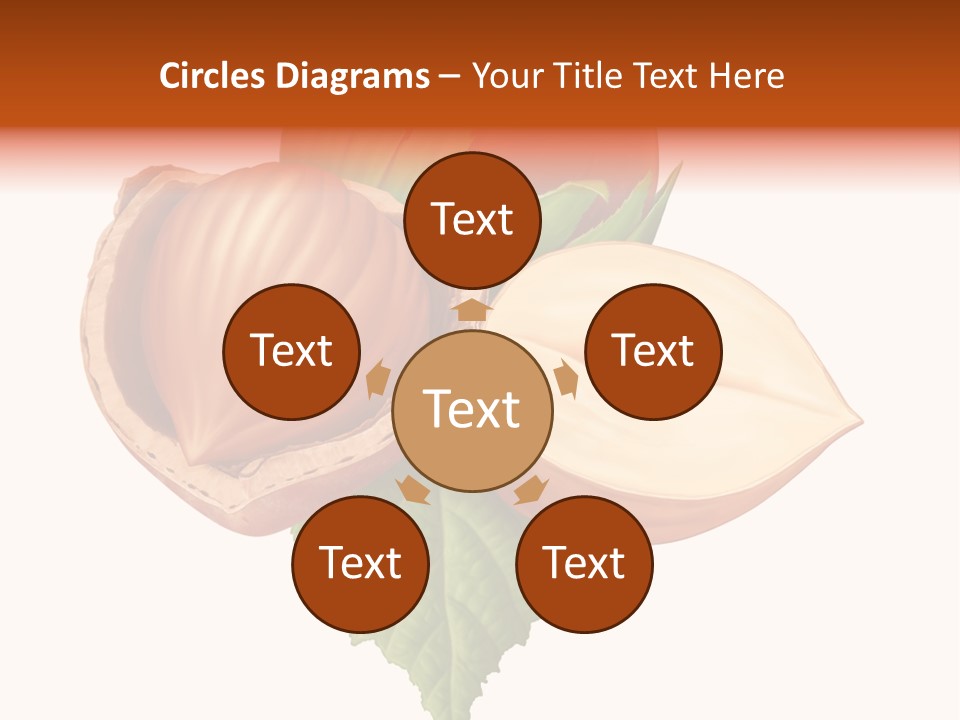 Leafs Eat Macro PowerPoint Template