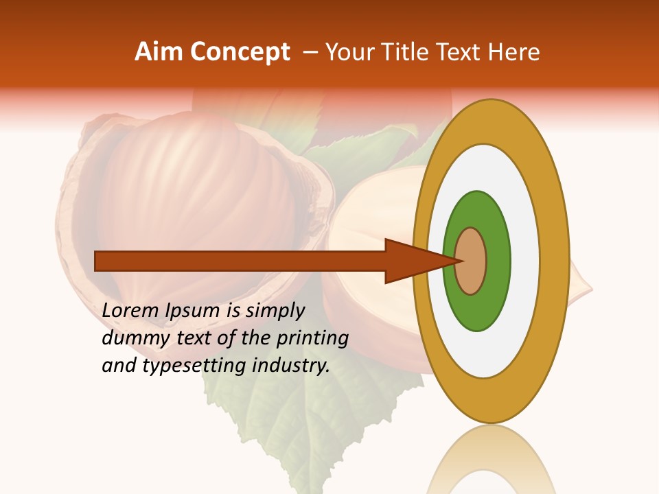 Leafs Eat Macro PowerPoint Template