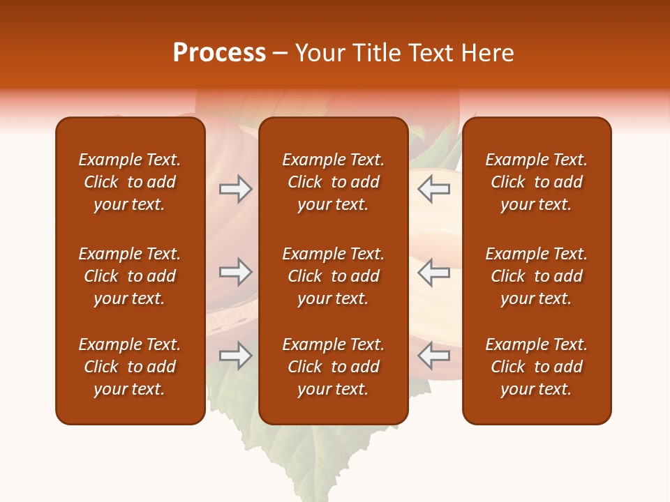 Leafs Eat Macro PowerPoint Template