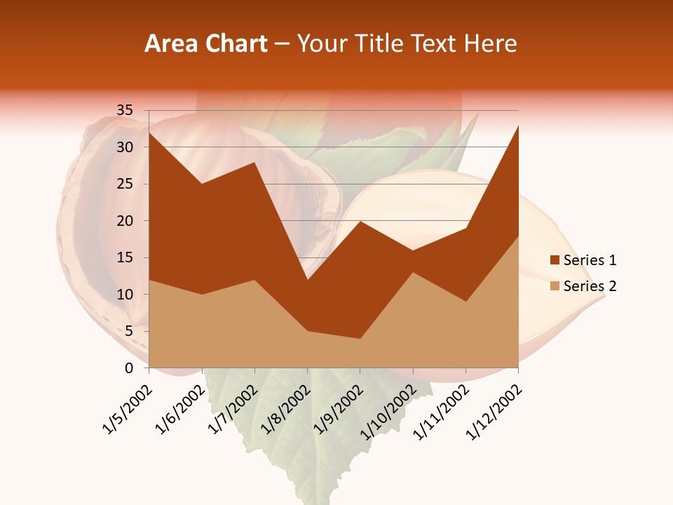 Leafs Eat Macro PowerPoint Template