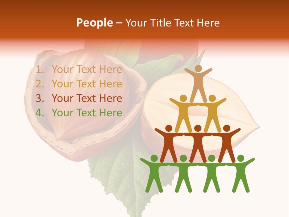 Leafs Eat Macro PowerPoint Template